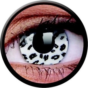 Crazy Lens - White Leopard