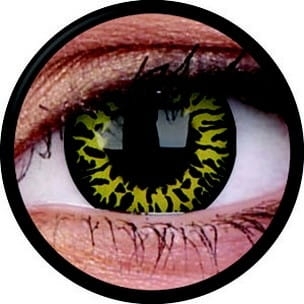 Crazy Lens - Yellow Eclipse